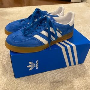 2022 Adidas Gazelle indoor men's 6, (women's 7) color BLUEBIRD